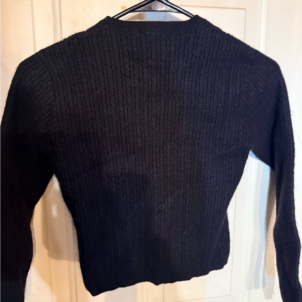 Calvin Klein Black Ribbed Sweater
